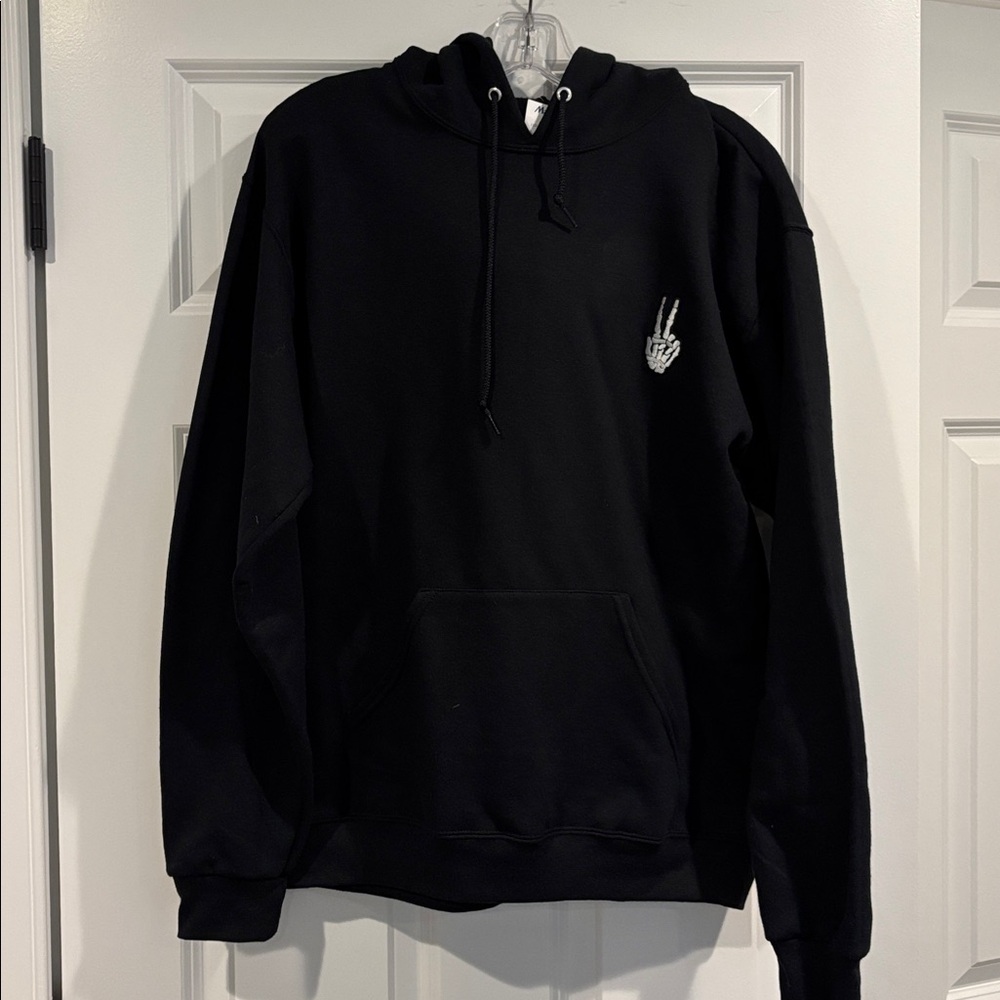 NWT Bowery Black Hoodie with Embroidery